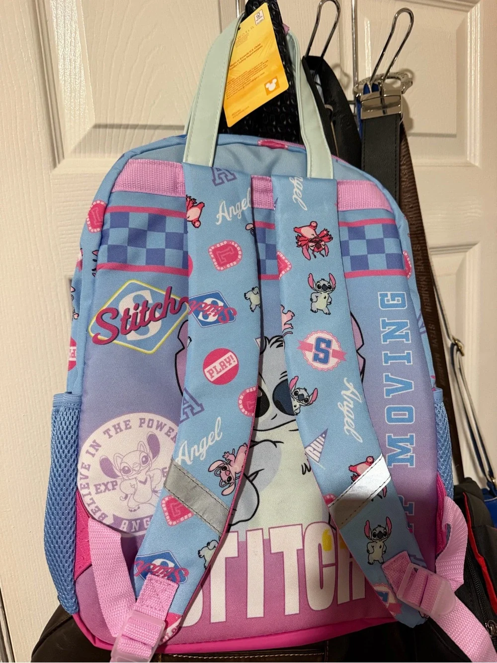 Disney Lilo & Stitch Kids Backpack - Blue, Pink, Purple